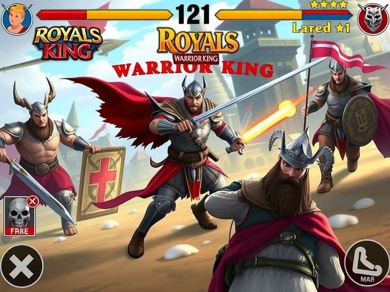 Royals Warrior King game screenshot